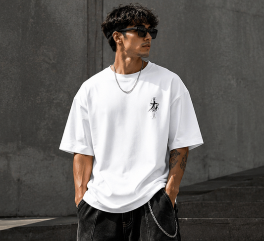 Zoro Oversized Anime T-Shirt | One Piece Streetwear Terry Cotton Tee